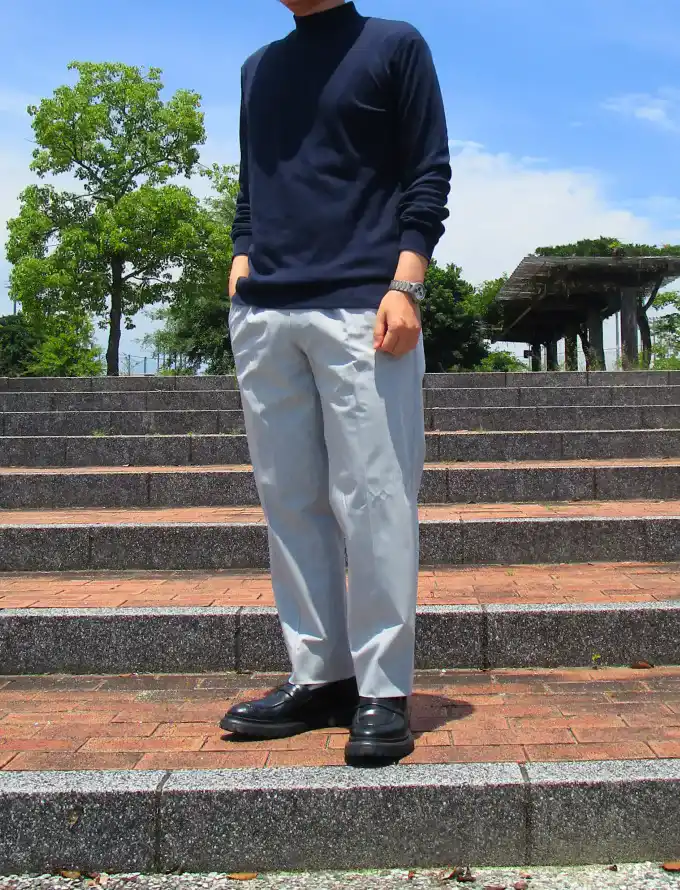 40代におすすめの通販ブランド。ユナイテッドアローズの洋服を着た筆者