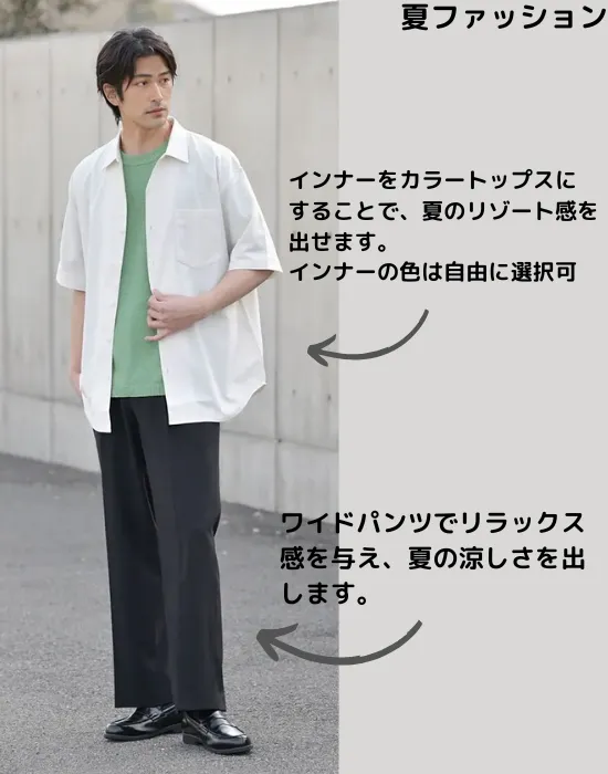 夏の40代メンズファッション