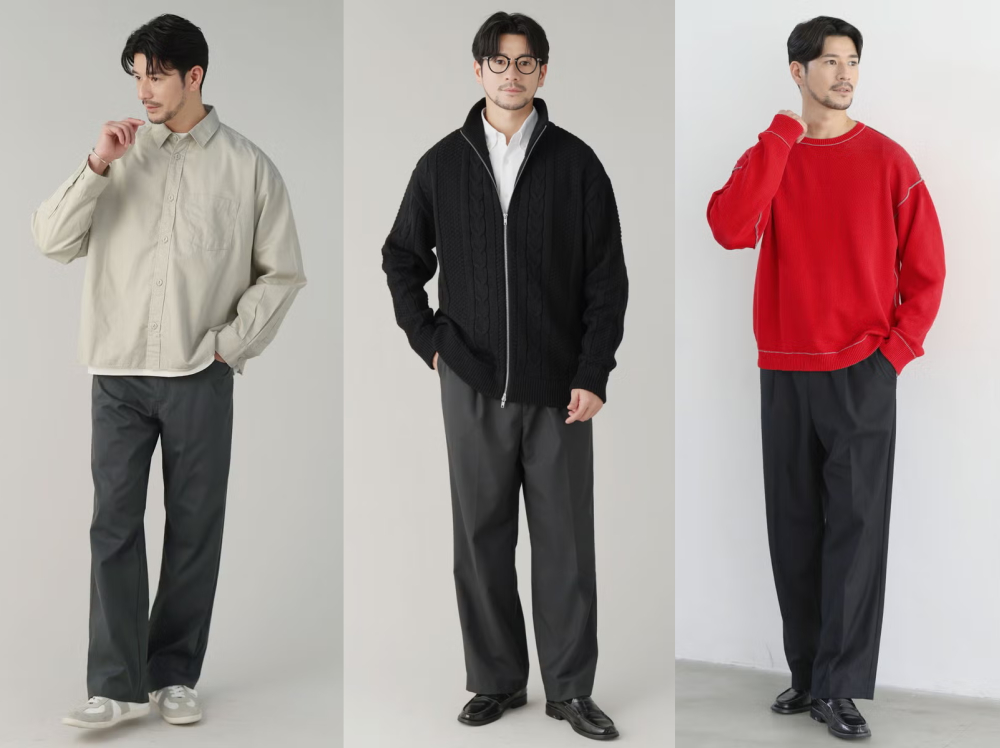 20年以上の運営があり信頼できる通販サイトスプートニクスの服を着た男性モデル