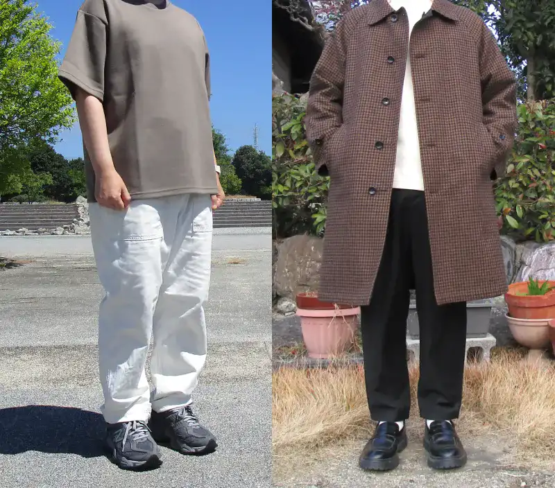 メンズファッション通販ランキングスプートニクスの服を着用した筆者