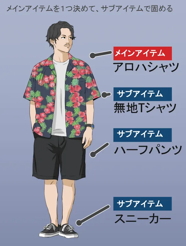 ダサく見えない引き算ファッションの基本