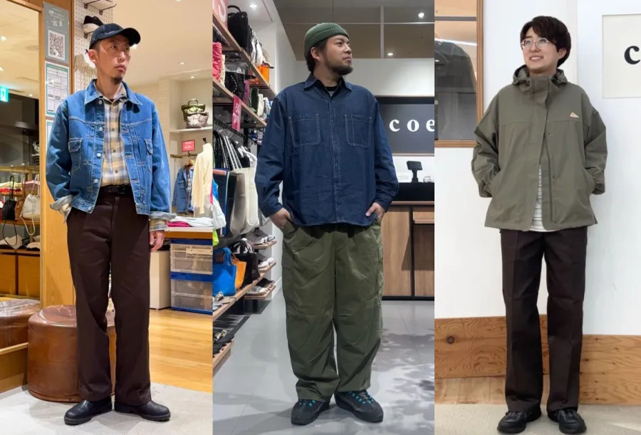 coenの洋服を着た30代男性