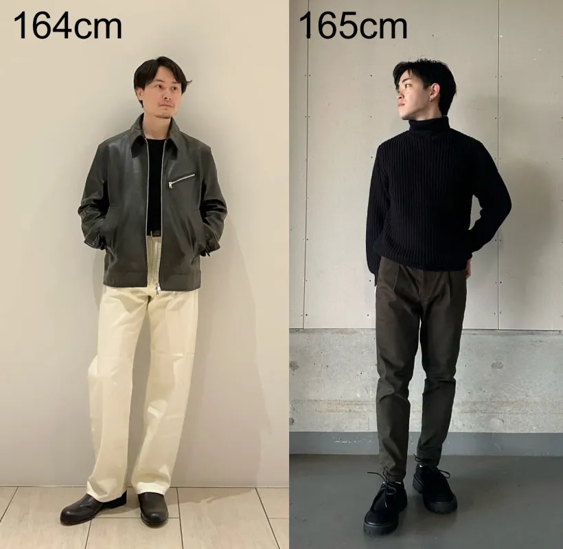 ナノユニバース低身長メンズブランド　164cm　165cm
