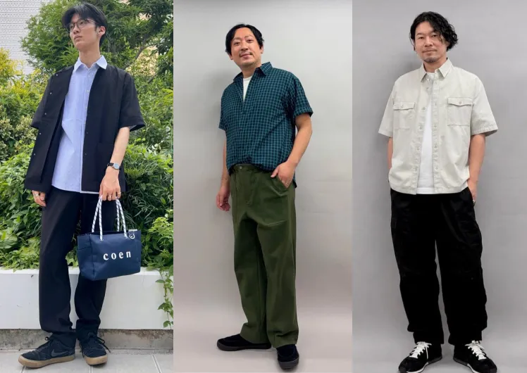 安い通販サイト2026年晩夏～秋口のコーエンのメンズコーデ