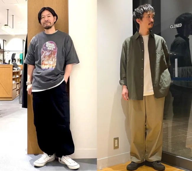 安いブランドコーエンの服を着たスタッフ