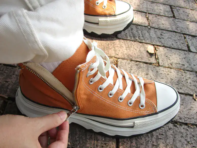 ハイカットのトレックウェーブのサイズ感