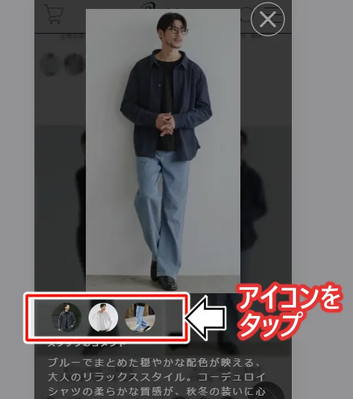 スプートニクスのコーディネート画像