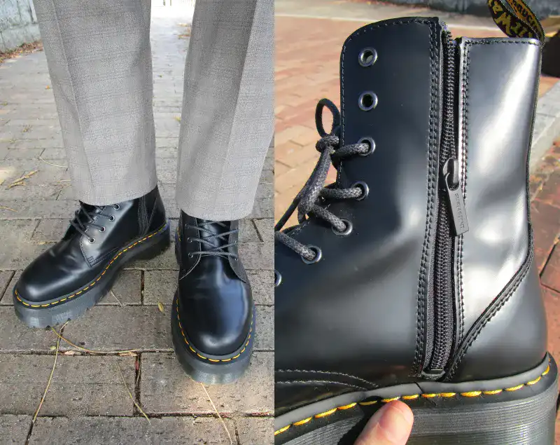 3ヶ月着用レビュー【ドクターマーチンJADON】のサイズ感は大きい！履き