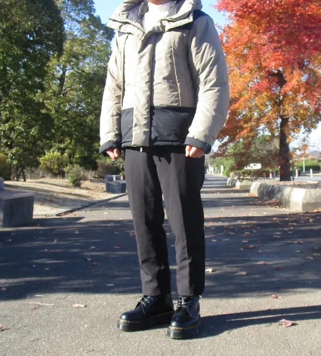 身長を盛れるブーツJADONのコーデ