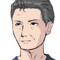 男性の顔イラスト