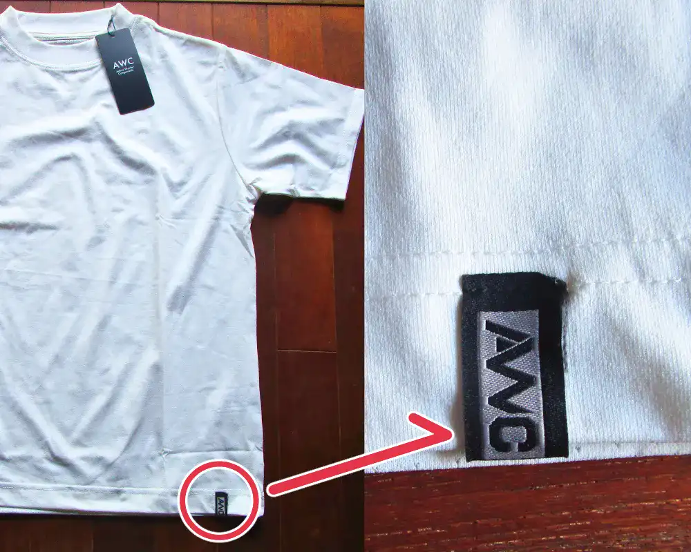 AWCのTシャツのデザイン
