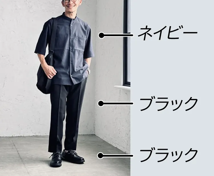 シャツを着た男性