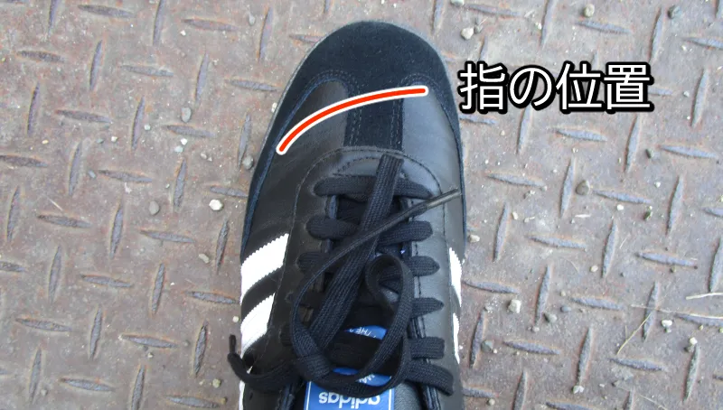 サンバOGの指先