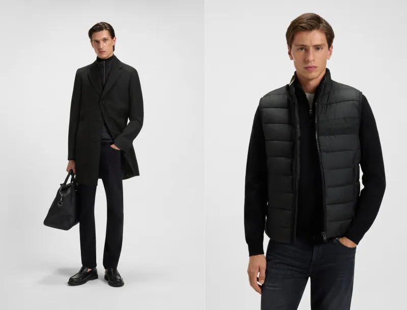 女子ウケの良いヒューゴボスのメンズアウター