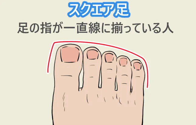 ニューバランス9060のサイズはつま先の形で選ぶ
