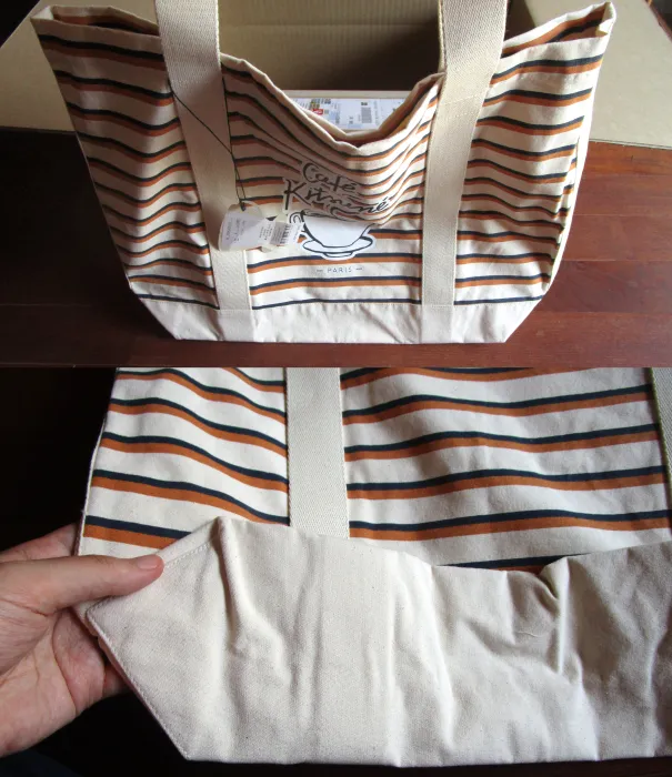 giltで買ったメゾンキツネのトートバッグの品質をチェック