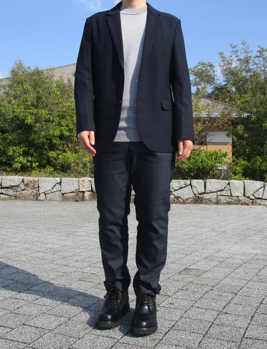 トールシューズを使ったビジカジコーデ