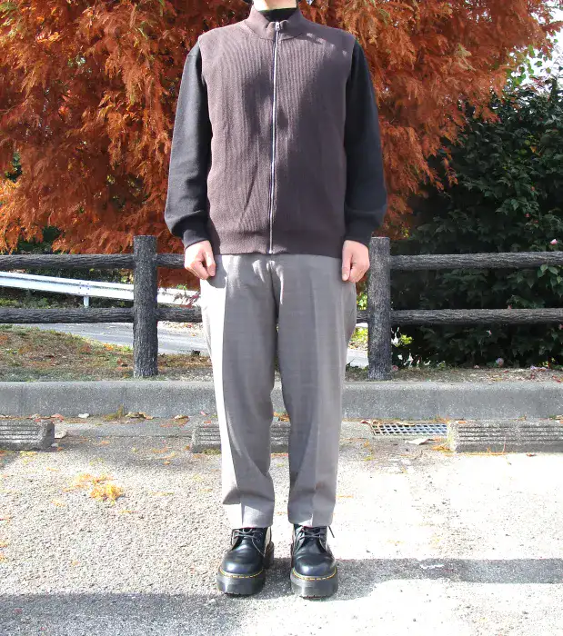 身長を盛れるブーツJADONのコーデ