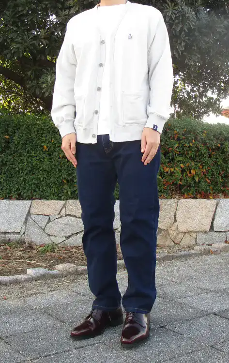 北嶋製作所を着用した筆者のコーディネート