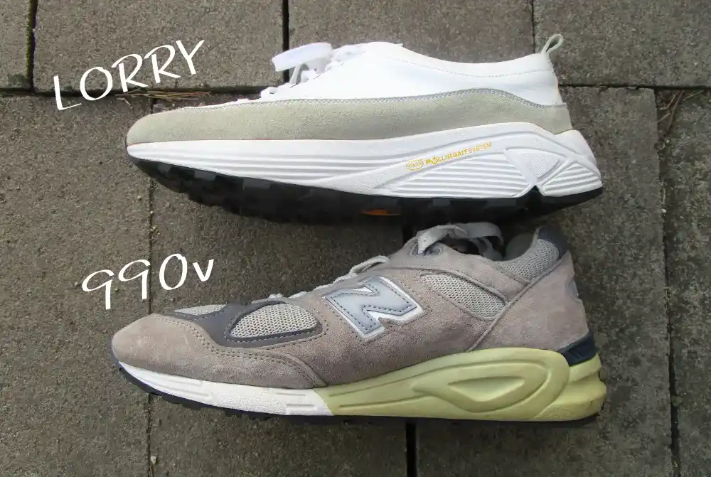 yoakのrollyは価格に見合うのか?ニューバランスのハイエンドモデルと比べてみる