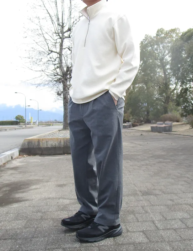 990V6を着用した筆者のワイドパンツコーディネート