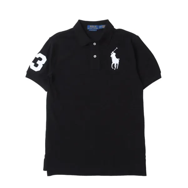 Ralph Laurenビッグポニーポロシャツブラック