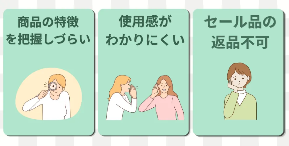 楽天ファッションのデメリット